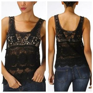 🔥3/$30 Crochet Tank Top